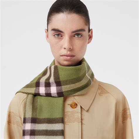 The Burberry Scarf .